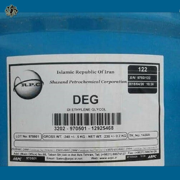 دی اتیلن گلیکول DEG